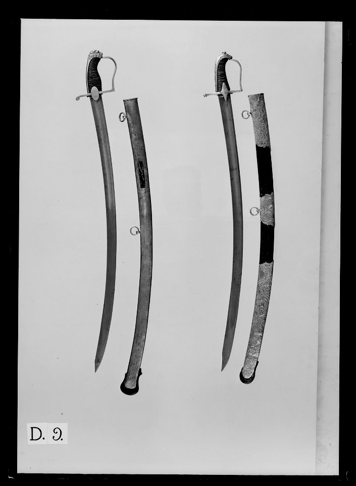 Husarofficerssabel, Solingen 1700-talets senare hälft - Livrustkammaren - 43689