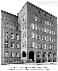 HUSB 1918-1929, Abbildung 437, Berufsschule Steinhauerdamm