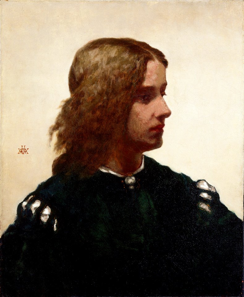 William Morris Hunt - Ideal Head - 23.14 - Indianapolis Museum of Art