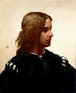 William Morris Hunt - Ideal Head - 23.14 - Indianapolis Museum of Art