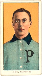 Hunky Shaw, Providence Team, baseball card portrait LCCN2008677023