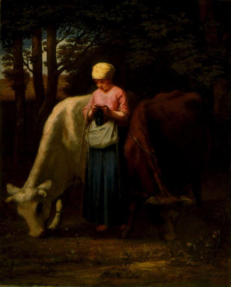 Girl with Cows LACMA M.78.59