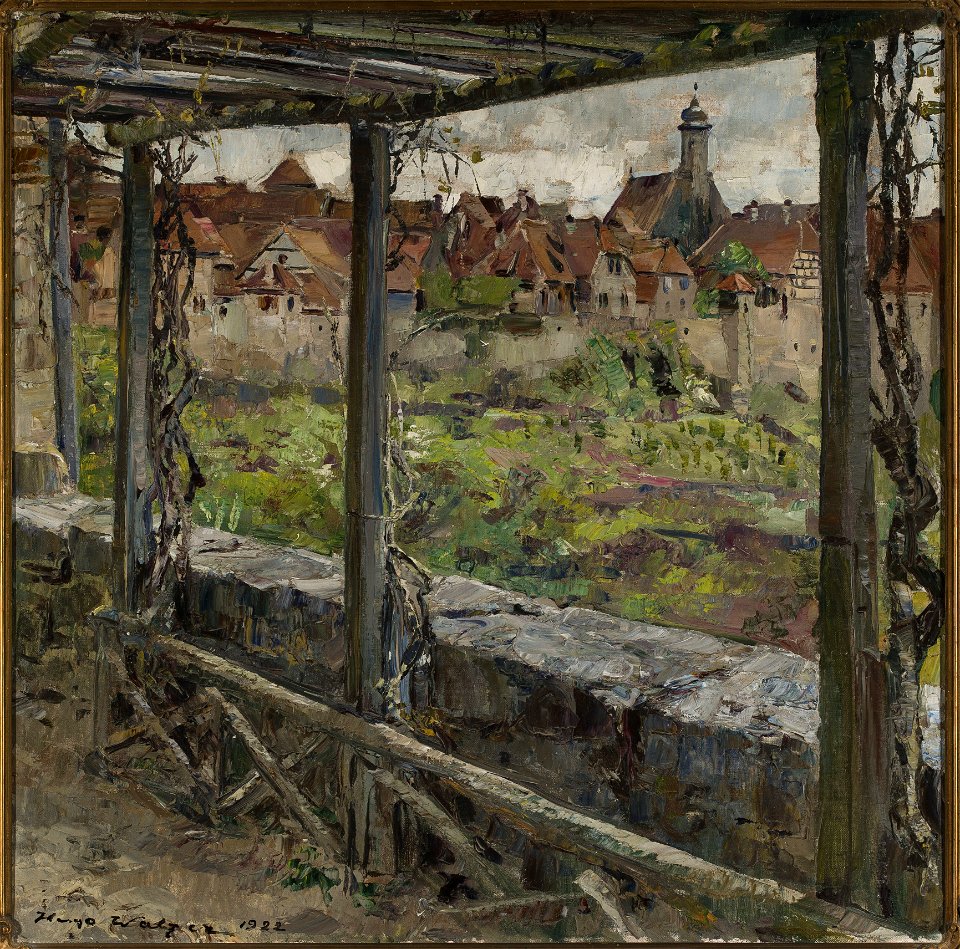 Hugo Walzer - Urban landscape - M.Ob.1978 MNW - National Museum in Warsaw