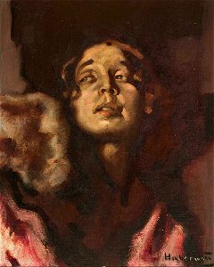 Hugo von Habermann Portrait einer Dame