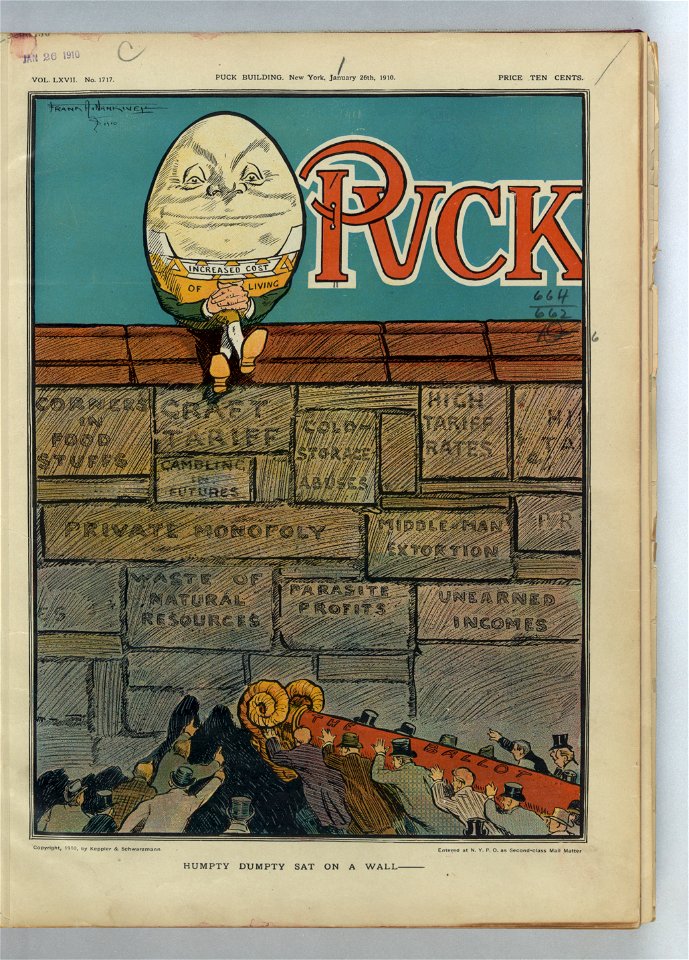 Humpty Dumpty sat on a wall- - Frank A. Nankivell 1910. LCCN2011647542
