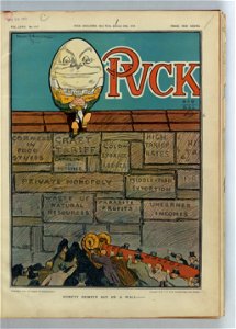 Humpty Dumpty sat on a wall- - Frank A. Nankivell 1910. LCCN2011647542