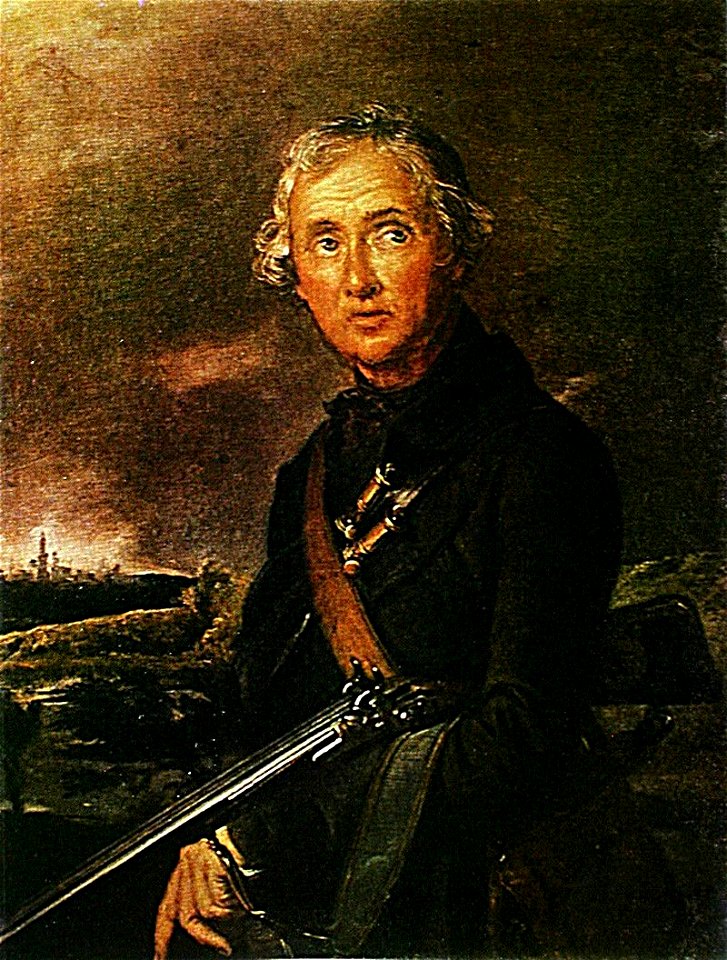 Hunter near Moscow by Tropinin