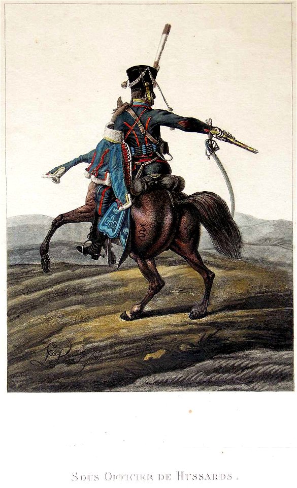 Hussar by Lev Kiel (1816)