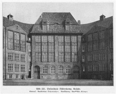 HUSB 1914, Bd 1, S 179, Abb 225, Volksschule Rübenkamp