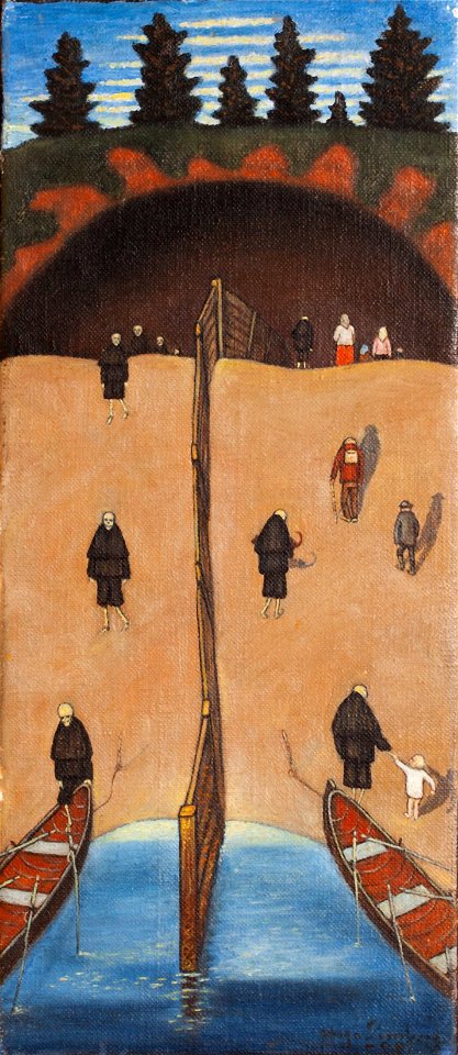 Hugo Simberg - At the Gate of Tuonela