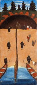 Hugo Simberg - At the Gate of Tuonela