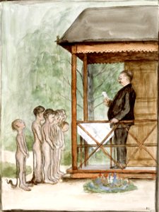 Hugo Simberg - Examination - A II 968-26 - Finnish National Gallery