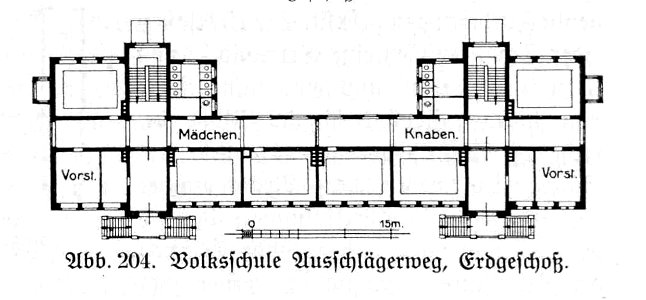 HUSB 1914, Band 1, Abb 204, Volksschule Ausschlägerweg
