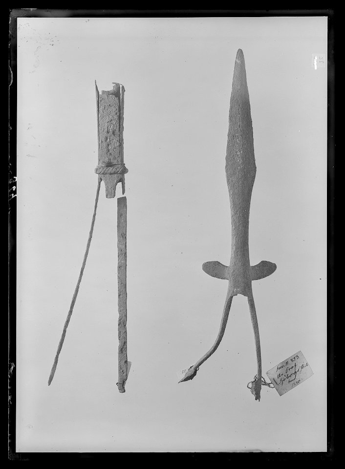 Huvud till ryttarhammare, jordfynd, Tyskland ca 1550-1625 - Livrustkammaren - 455