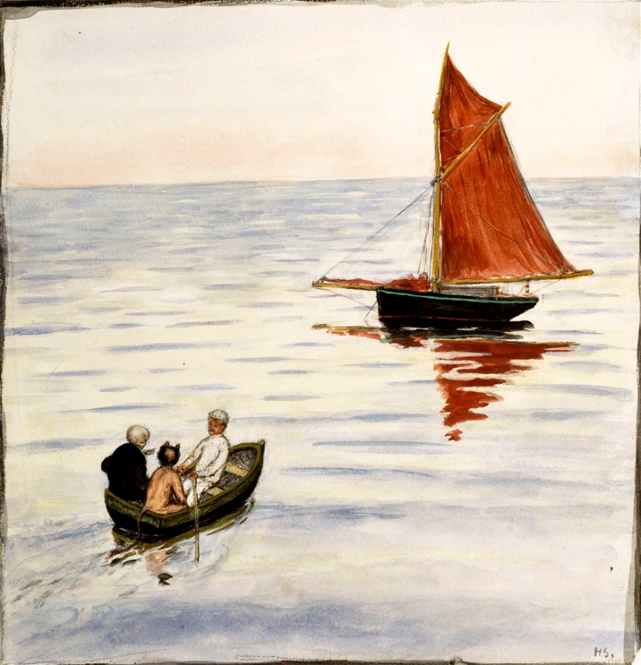 Hugo Simberg - Travel Companions - A II 968-38 - Finnish National Gallery