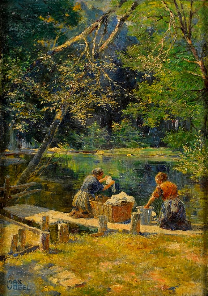 Hugo Vogel Waschtag