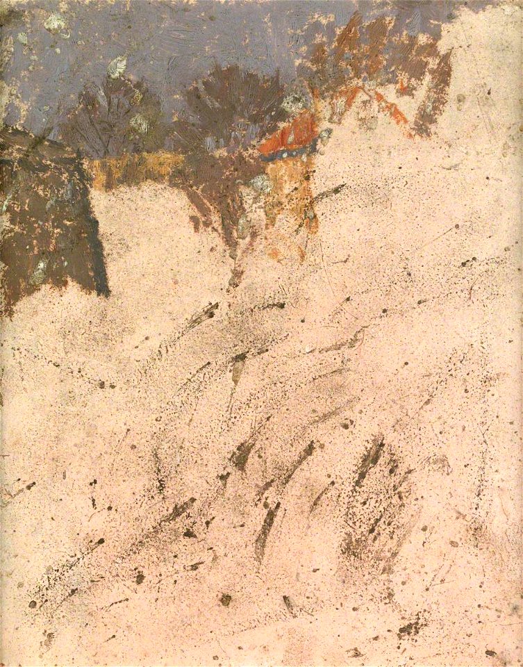 Hut with Sky and Trees- View from the Artist's Studio (gcf10286)