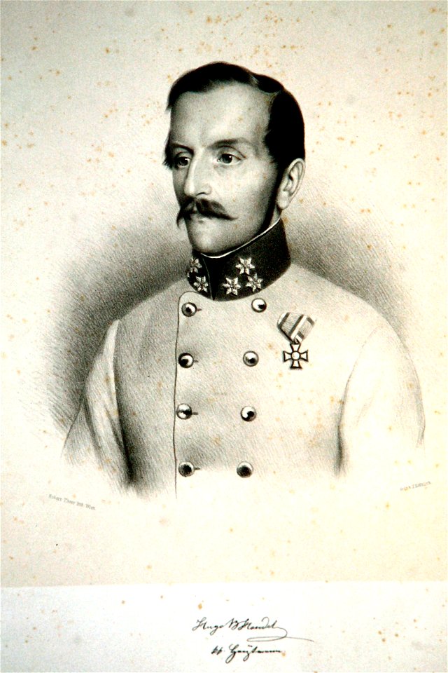 Hugo von Handel Litho