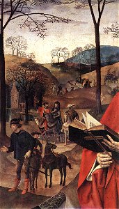 Hugo van der goes portinari triptych right background