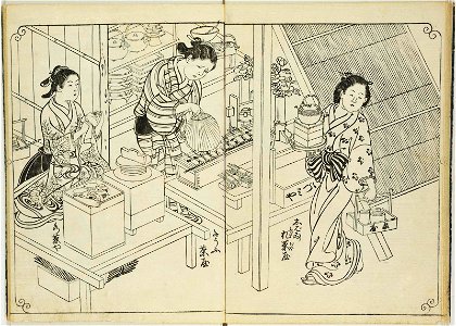 Hyakunin joro shina-sadame 百人女郎品定 (One Hundred Women Classified According to their Rank) (BM 1979,0305,0.70.2 21)