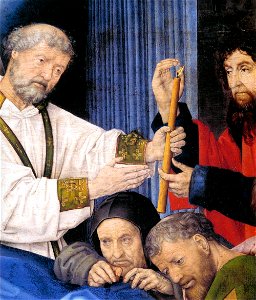 Hugo van der Goes - The Death of the Virgin (detail) - WGA9674