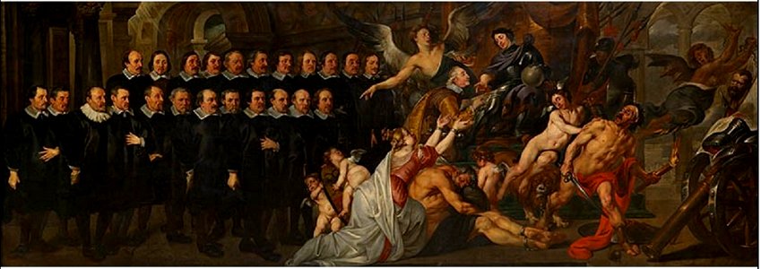 Huybrecht Sporckmans - The City of Antwerp Begs Emperor Ferdinand To Reopen the Scheldt