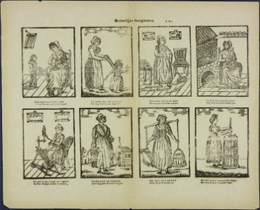 Huisselijke bezigheden-Catchpenny print-Borms 0580