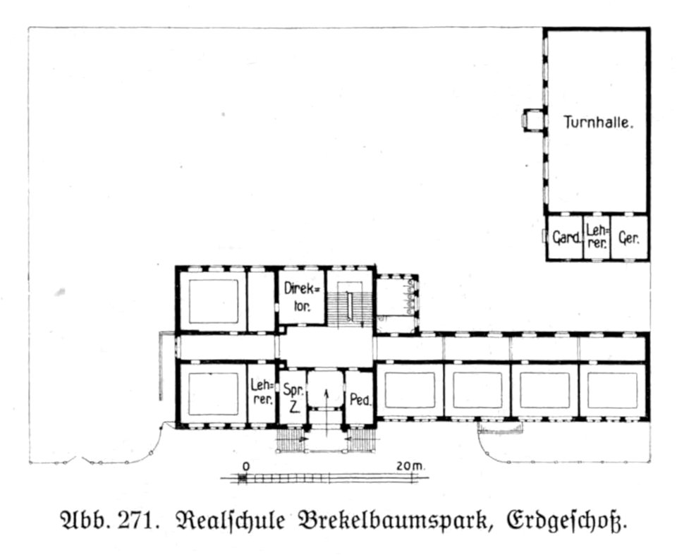 HUSB 1914, S. 194, Abb. 271, Realschule Brekelbaumspark