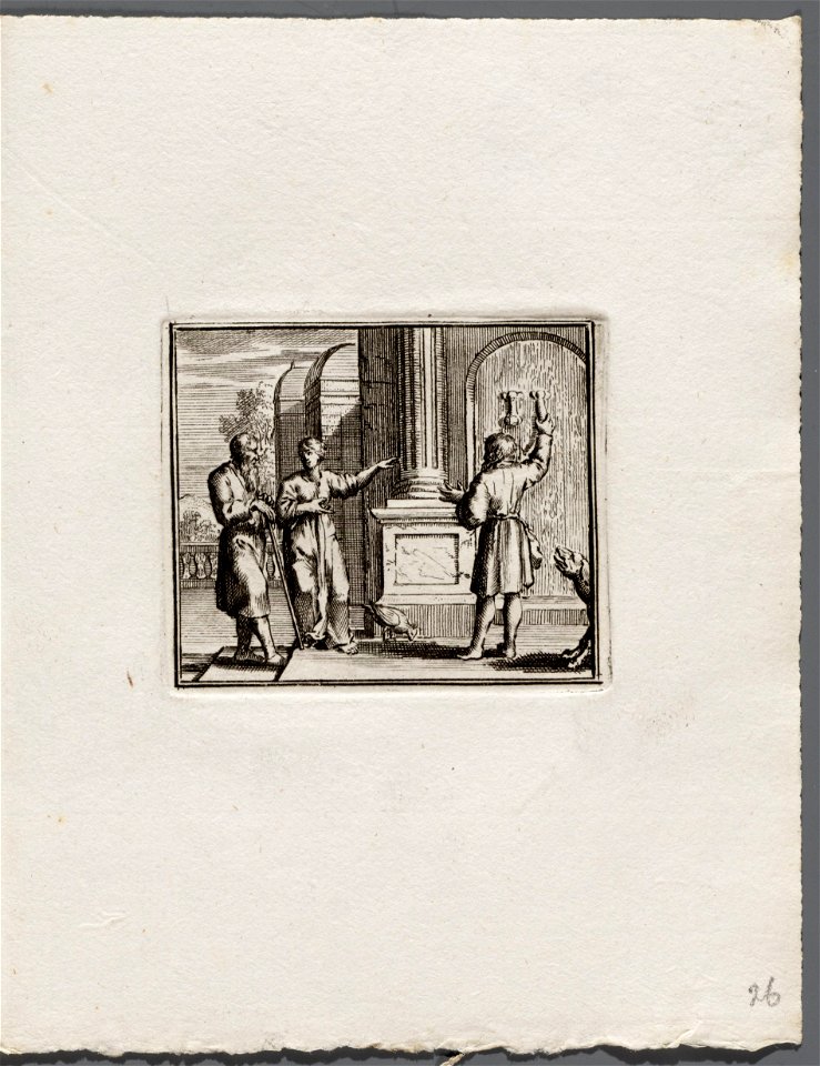 Hy, na een reys, soo swaar en bang, is aan syns konings hof gekomen, objectnr A 19205.2