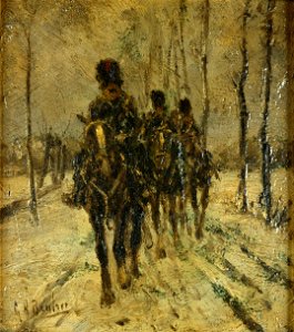 Huzaren in de sneeuw Centraal Museum 22120