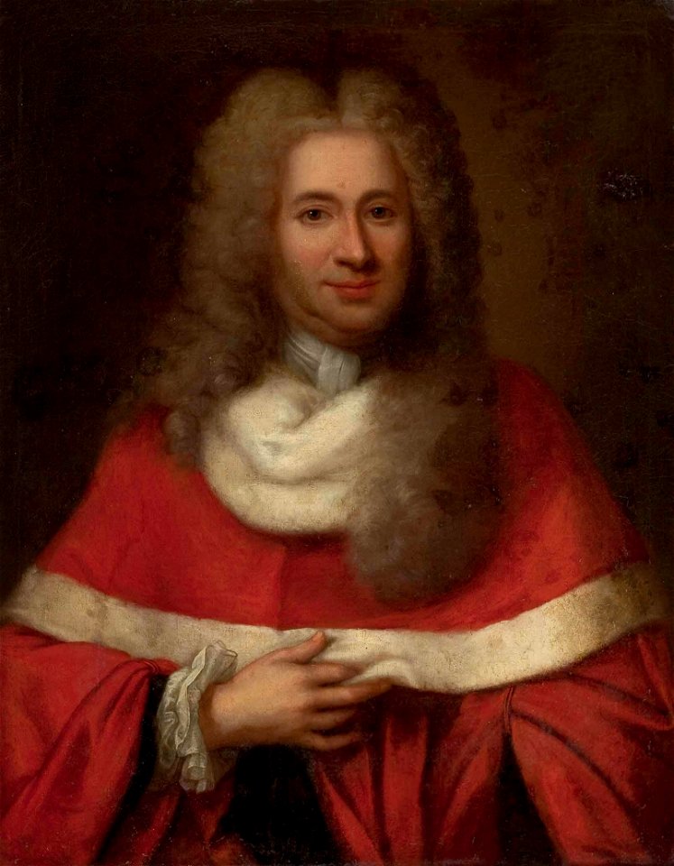 Hyacinthe Rigaud (attr) Portrait eines Würdenträgers