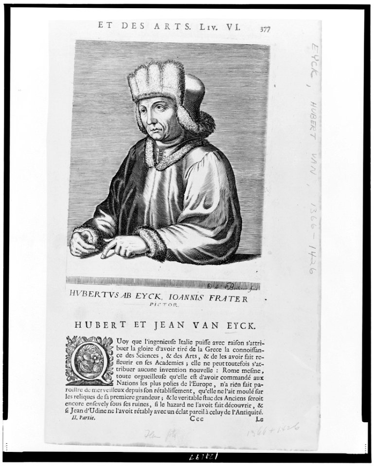 Hvbertvs Ab Eyck, Ioannis Frater, pictor - E. de Boulonois fecit. LCCN98517010