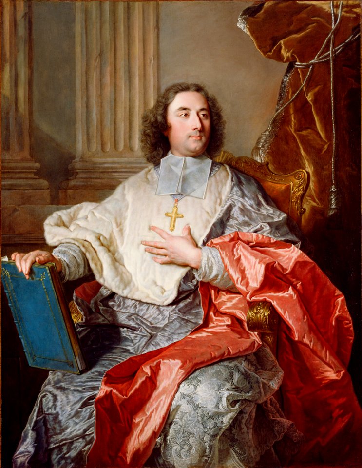 Hyacinthe Rigaud (French) - Charles de Saint-Albin, Archbishop of Cambrai - Google Art Project