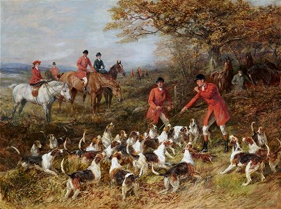 Hunters and hounds, by Heywood Hardy