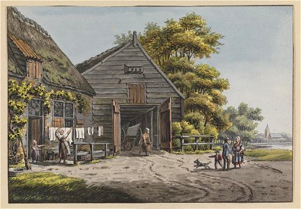 Huis met schuur, objectnr 1616