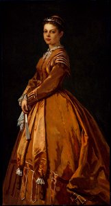 William Morris Hunt - Olivia Buckminster Lothrop (Mrs. Lewis William Tappan, Jr.) - 27.457 - Museum of Fine Arts