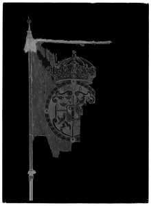 Huvudbanér, fältbanér - Livrustkammaren - 908-negative