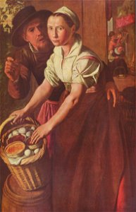 Huybrecht Beuckelaer - The Egg Seller