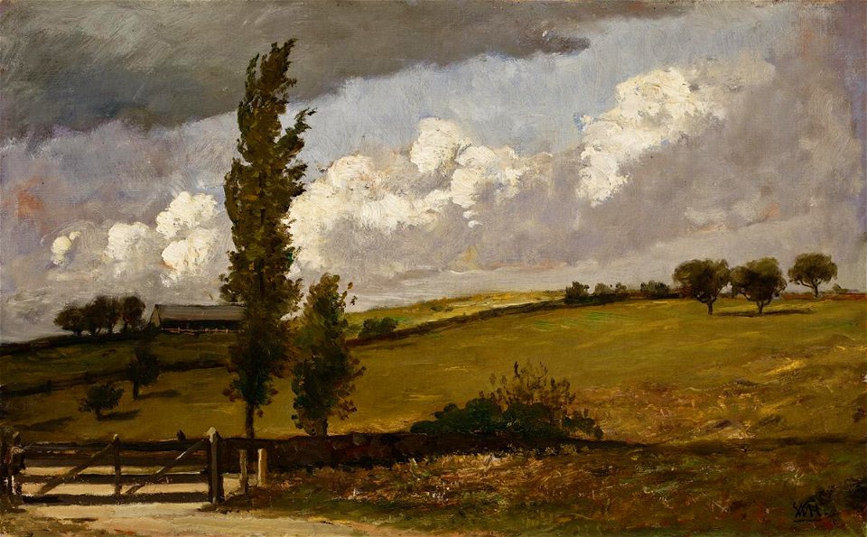 William Morris Hunt - Landscape (Worcester Art Museum)