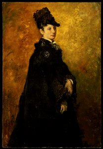 William Morris Hunt - Portrait of a Lady - 2000.1216 - Museum of Fine Arts. Free illustration for personal and commercial use.