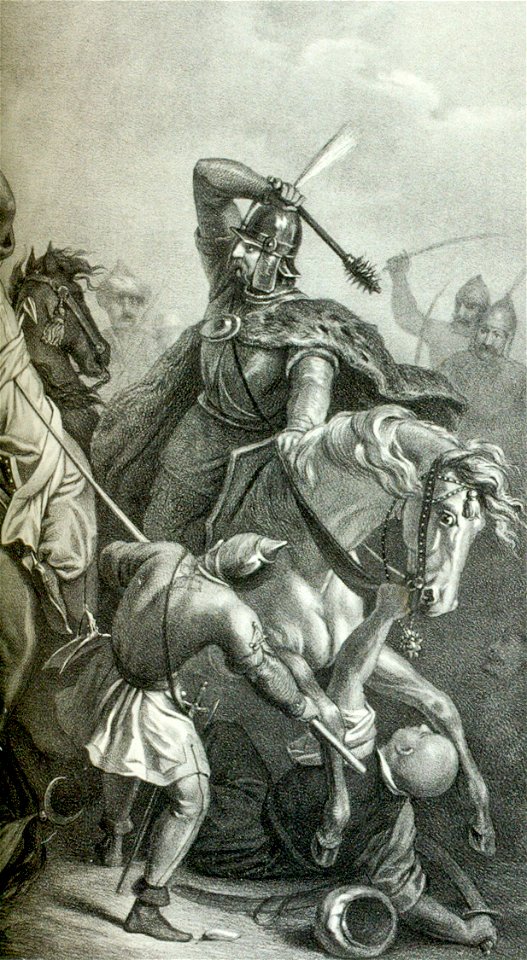 János Hunyadi in the battle of Varna