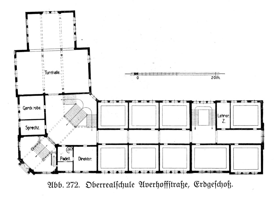 HUSB 1914, S. 194, Abb. 272, Oberrealschule Averhoffstraße