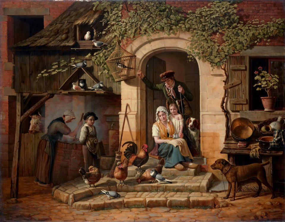 Hunter's dwelling, by Henri Voordecker