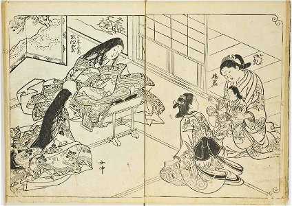 Hyakunin joro shina-sadame 百人女郎品定 (One Hundred Women Classified According to their Rank) (BM 1979,0305,0.70.1 28)