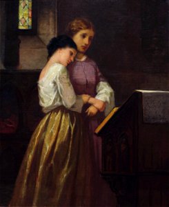 The Listeners by William Morris Hunt 