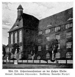 HUSB 1914, Band 1, Abbildung 238, Lehrerinnenseminar an der Hohen Weide