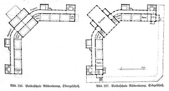 HUSB 1914, Bd 1, S 179, Abb 226-227, Volksschule Rübenkamp