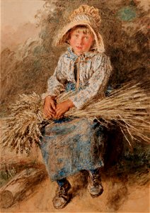 Girl with a Sheaf of Corn (The Glaner) William Henry Hunt