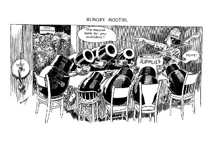 Hungry mouths. - Luther D. Bradley