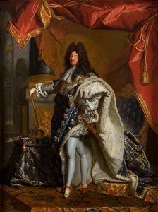 Hyacinthe Rigaud - Louis XIV, roi de France (1638-1715). Free illustration for personal and commercial use.